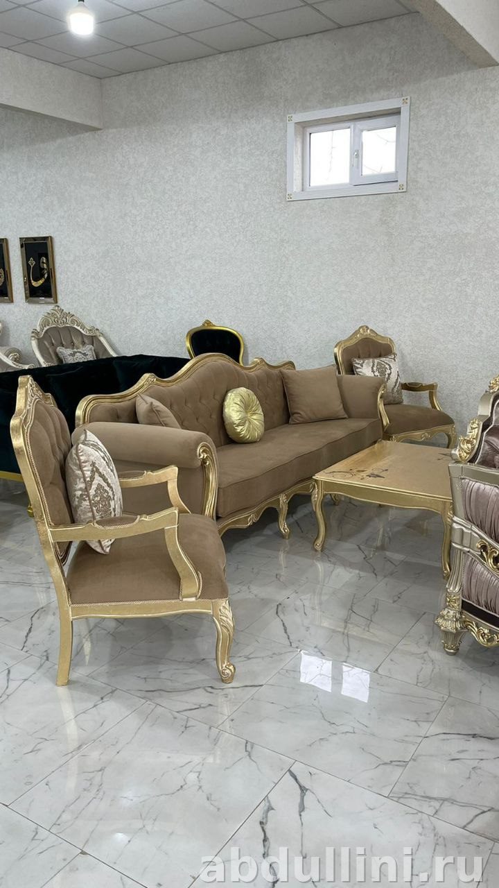 Мягкая мебель Роза — комплект диван, кресла, столик — купить в Дагестане — фото 1
