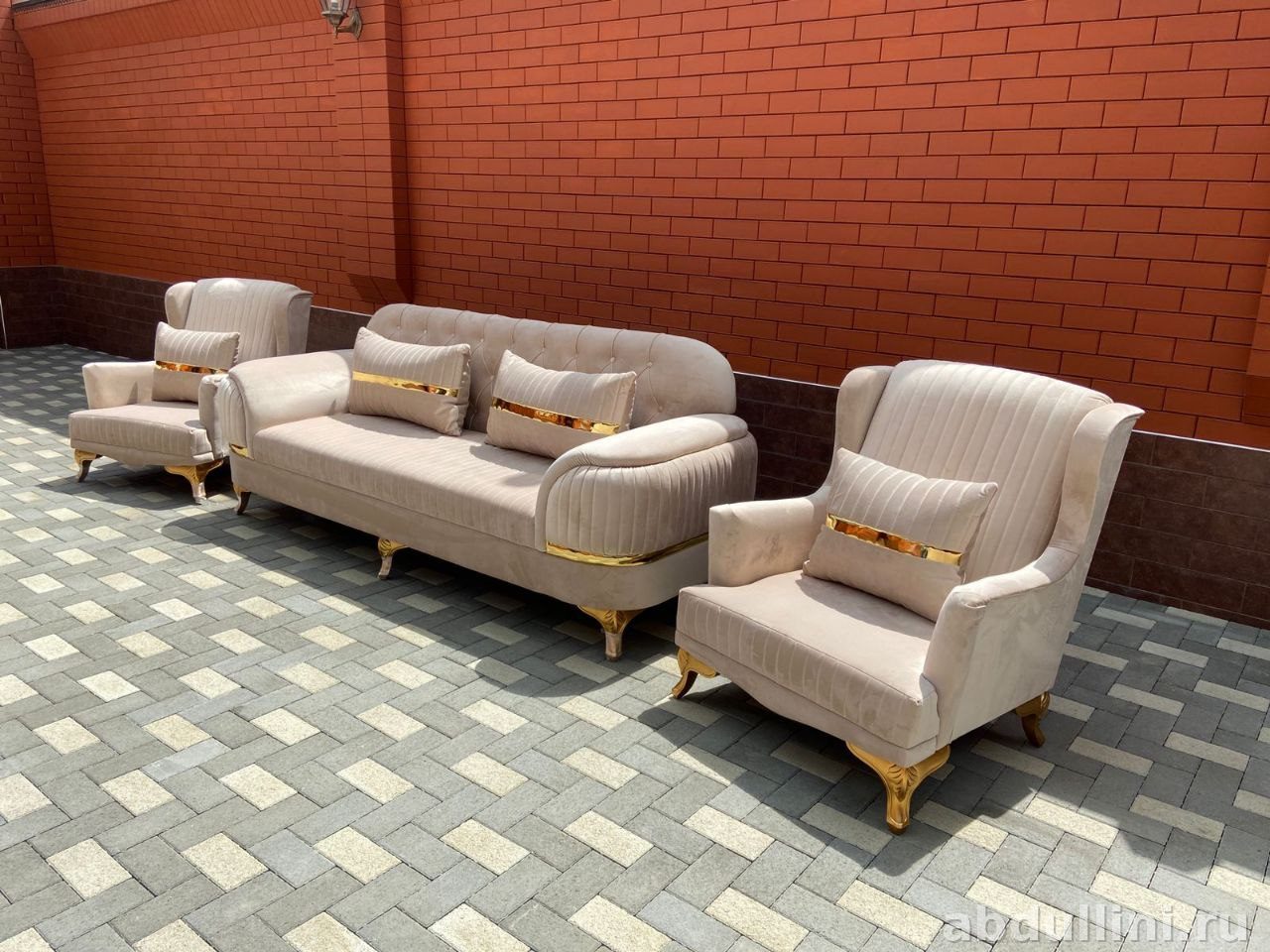 Диван Манго Lyx с креслами — купить в Дагестане Lyx — купить в Дагестане — фото 1