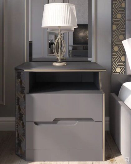 Спальня «Граффити» 6дв в сером цвете — купить в Дагестане — купить в Дагестане