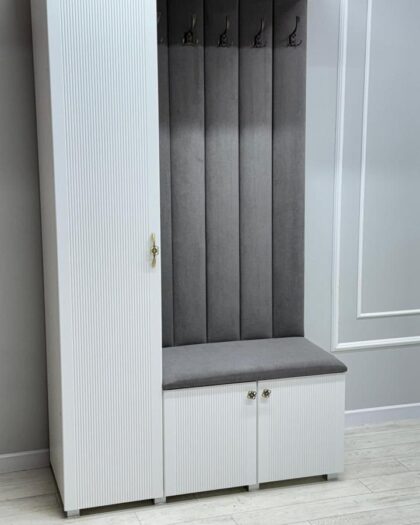 Прихожая Диана 2 — белая мебель для прихожей в Дагестане другой размер — купить в Дагестане