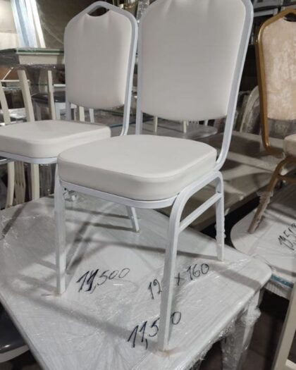 Металлический стул 3605 белый и бронзовый — купить в Дагестане — купить в Дагестане — фото 1