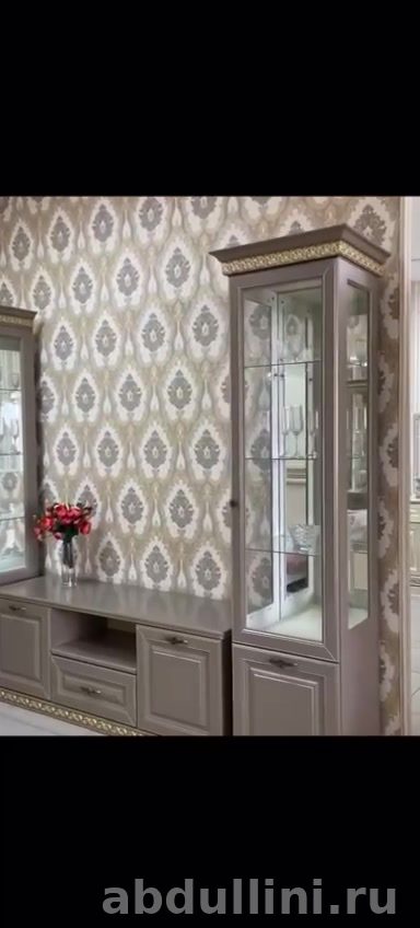 Гостиная 467 в стиле Рояль капучино с золотой патиной