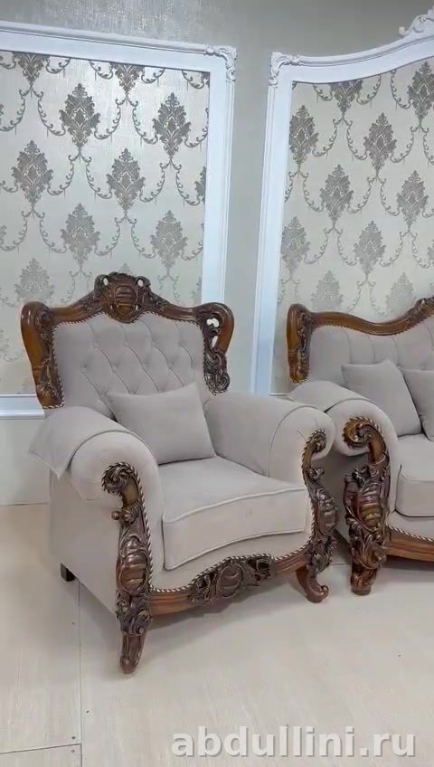Комплект мягкой мебели 1329 в классическом стиле — купить в Дагестане — фото 4