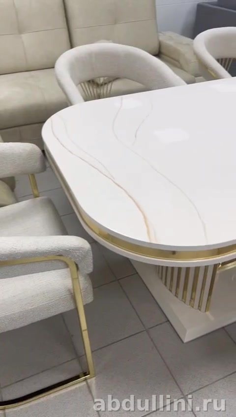 Мебельный набор 1688: стол и стулья в стиле ар-деко — купить в Дагестане — фото 5