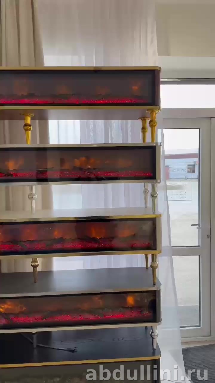 ТВ Тумба Asel с камином — купить в Дагестане | Мебель от производителя — купить в Дагестане