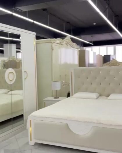 Спальный гарнитур 1067 с 4-дверным шкафом — купить в Дагестане с 6-дверным шкафом — купить в Дагестане