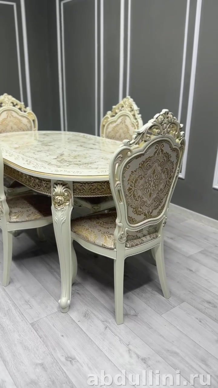 Стол Роза раздвижной и стулья Мини Шейх — купить в Дагестане (Роза) — купить в Дагестане — фото 5