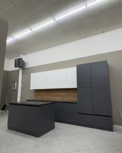 Кухня Монза белый/графит — купить в Дагестане — купить в Дагестане