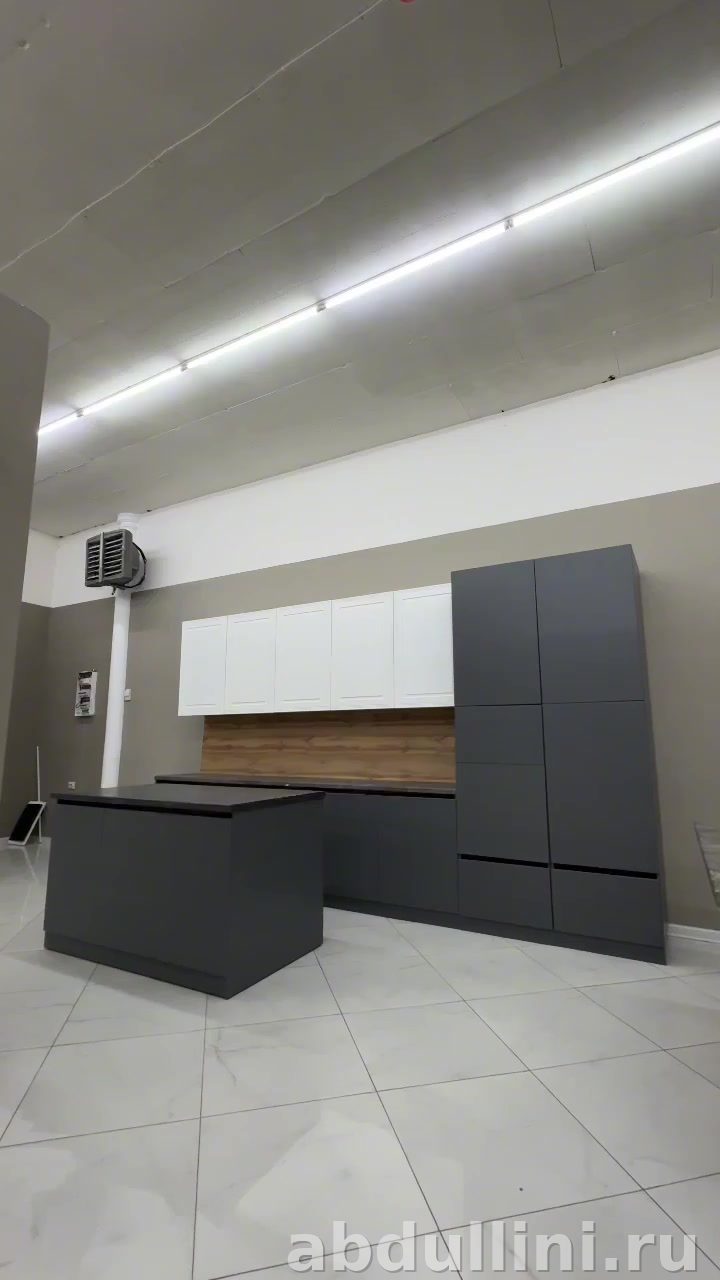 Кухня Монза белый/графит — купить в Дагестане — купить в Дагестане