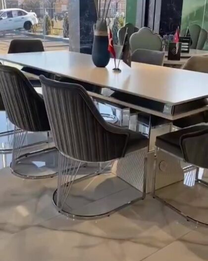 Комплект мебели 303: стол и 8 стульев из Турции в Дагестане — купить в Дагестане