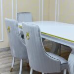 Стол Милан раздвижной белый/золото — купить в Дагестане — купить в Дагестане