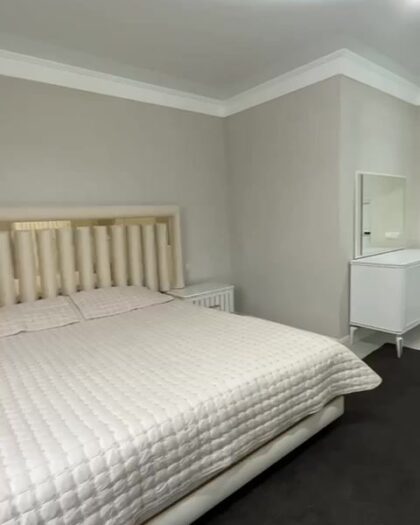 Кровать 2447 Стамбул белая с золотом — купить в Дагестане — купить в Дагестане