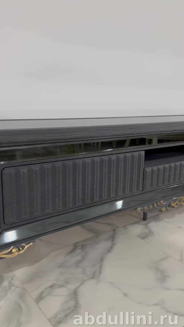 Тумба под телевизор Pirlanta антрацит — купить в Дагестане — купить в Дагестане — фото 3