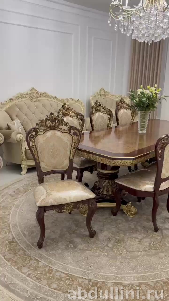 Обеденный стол Голд и стулья Шейх — купить в Дагестане — купить в Дагестане — фото 5