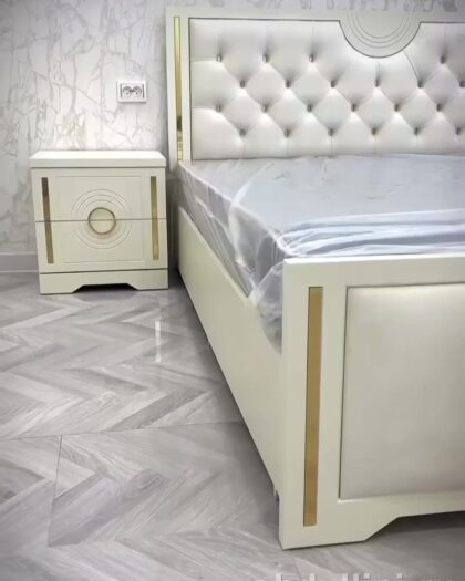 Спальная мебель «Элит» бежево-золотая — купить в Дагестане — купить в Дагестане