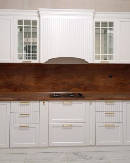 Кухонный гарнитур 3696 белый – купить в Дагестане серия Женева — купить в Дагестане