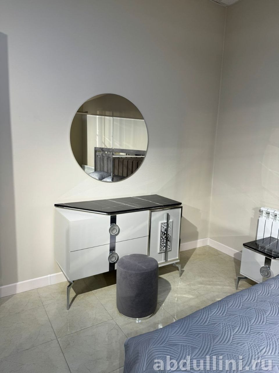 Спальня «Грация» 4дв — мебель на заказ в Дагестане 4дв, коричневый велюр