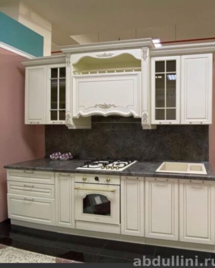 Кухонный гарнитур Вирджиния в кремовом цвете — купить в Дагестане — купить в Дагестане