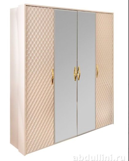Шкаф Лара 4дв беж — купить в Дагестане от производителя — купить в Дагестане