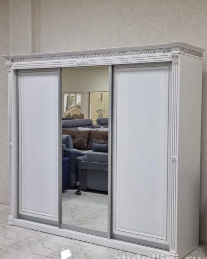 Шкаф-купе Венеция белый 240х220х60 купить в Дагестане — купить в Дагестане