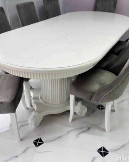 Купить обеденный стол 3815 с 6 стульями в Дагестане другой размер — купить в Дагестане — фото 1
