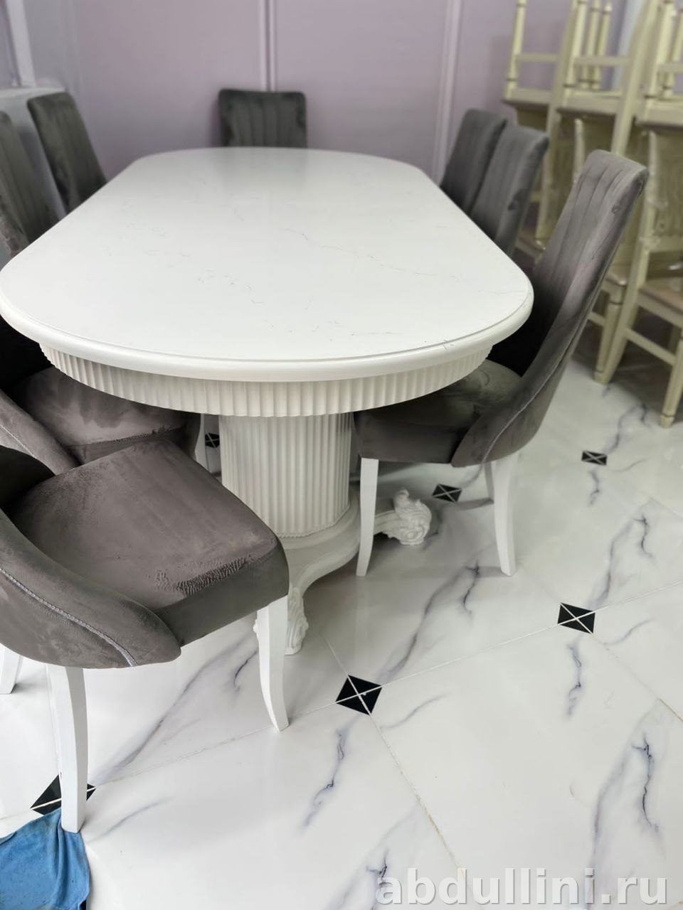 Купить обеденный стол 3815 с 6 стульями в Дагестане другой размер — купить в Дагестане — фото 2