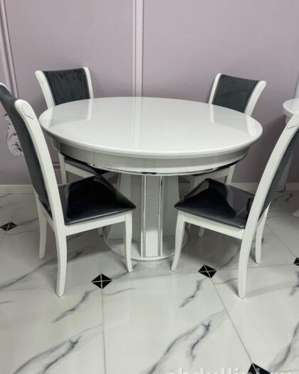 Стол раздвижной 3816 с 4 стульями — купить в Дагестане — купить в Дагестане — фото 1