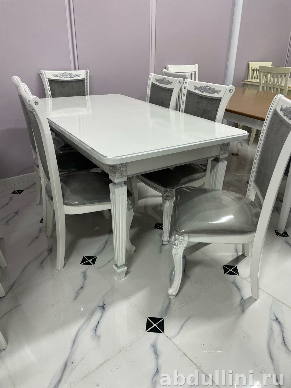 Обеденный стол Инфинити и стулья Роза — купить в Дагестане — купить в Дагестане — фото 2