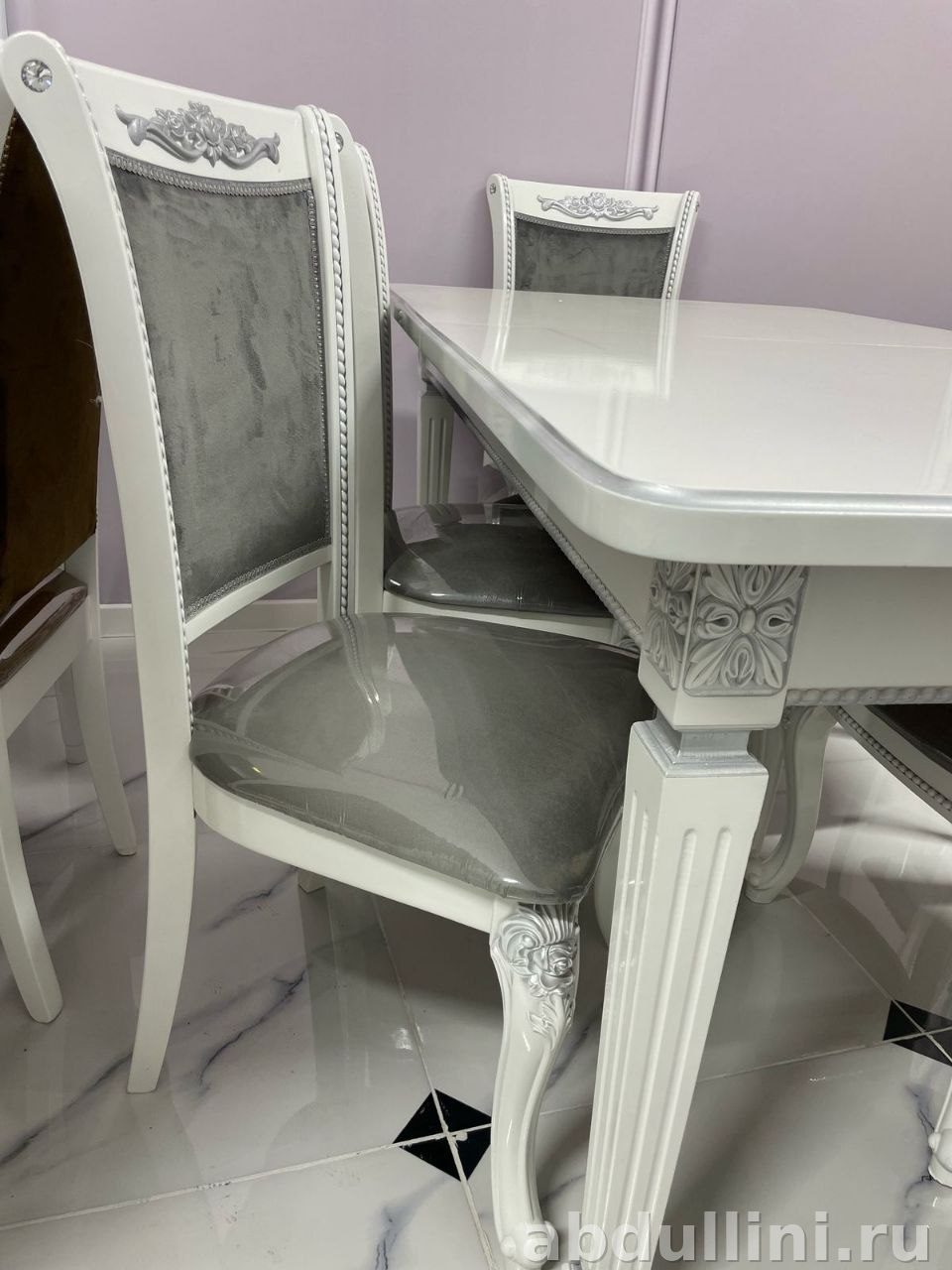Обеденный стол Инфинити и стулья Роза — купить в Дагестане — купить в Дагестане — фото 3