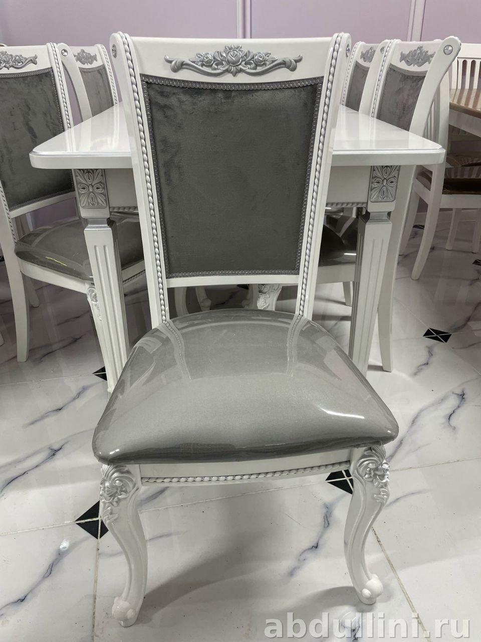 Обеденный стол Инфинити и стулья Роза — купить в Дагестане — купить в Дагестане — фото 5