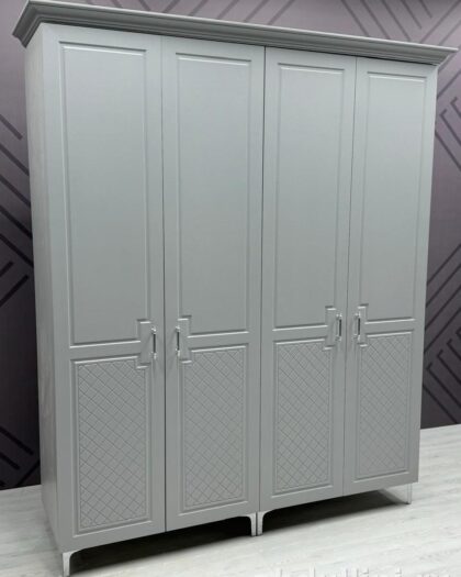 Шкаф Рио люкс 4х серый: купить в Дагестане цвет — купить в Дагестане