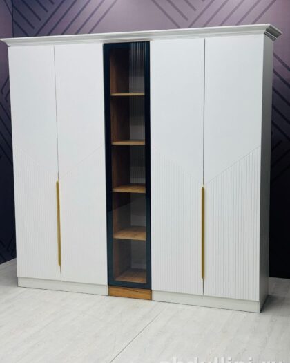 Шкаф Сорренто 4003 белый с черной рамой — мебель на заказ в Дагестане — купить в Дагестане