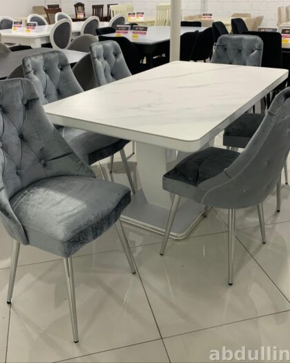 Купить стол Нью-Йорк с керамогранитом и стулья Сурен в Дагестане — купить в Дагестане