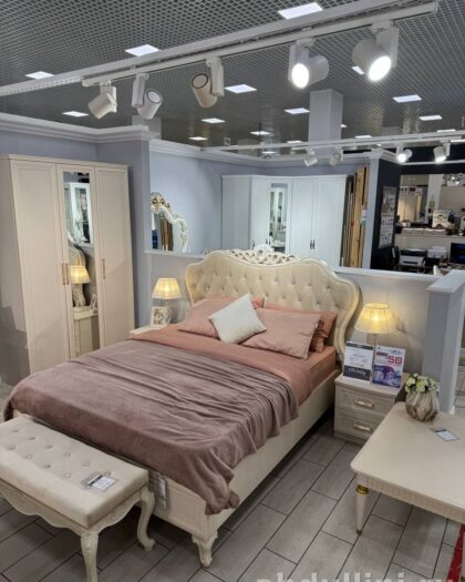 Спальня Мокко 3 дв бежевая с комодом — купить в Дагестане 3 дв бежевая — купить в Дагестане