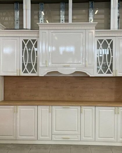 Кухня Магнолия белая глянцевая — купить в Дагестане размер 500 — купить в Дагестане