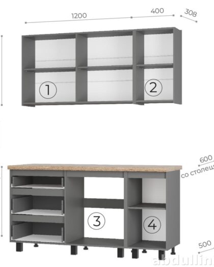 Кухня «Шерлок» — модная мебель из ЛДСП в Дагестане — купить в Дагестане