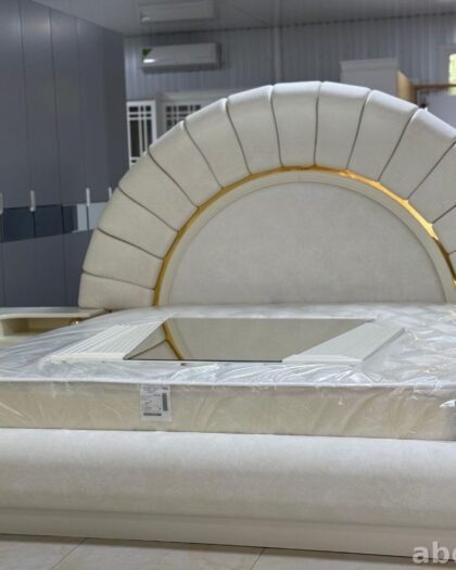 Спальный гарнитур Дилара в Дагестане — крем золото и серебро — купить в Дагестане — фото 1