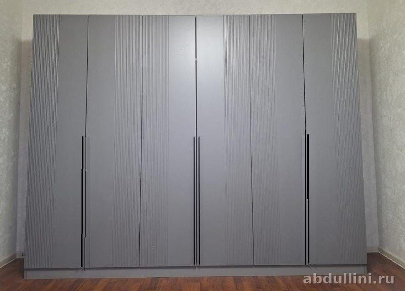 Шкаф-купе Монна 6 дверей серый — купить в Дагестане серый — купить в Дагестане
