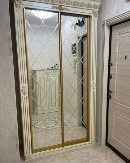 Шкаф-купе Лиана с зеркальными дверцами в Дагестане — купить в Дагестане