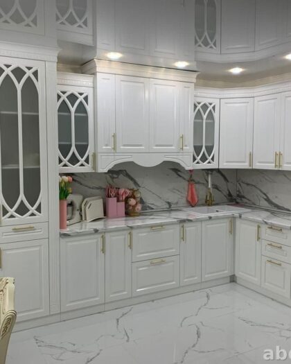 Кухонный гарнитур Медия белый глянец — купить в Дагестане — купить в Дагестане