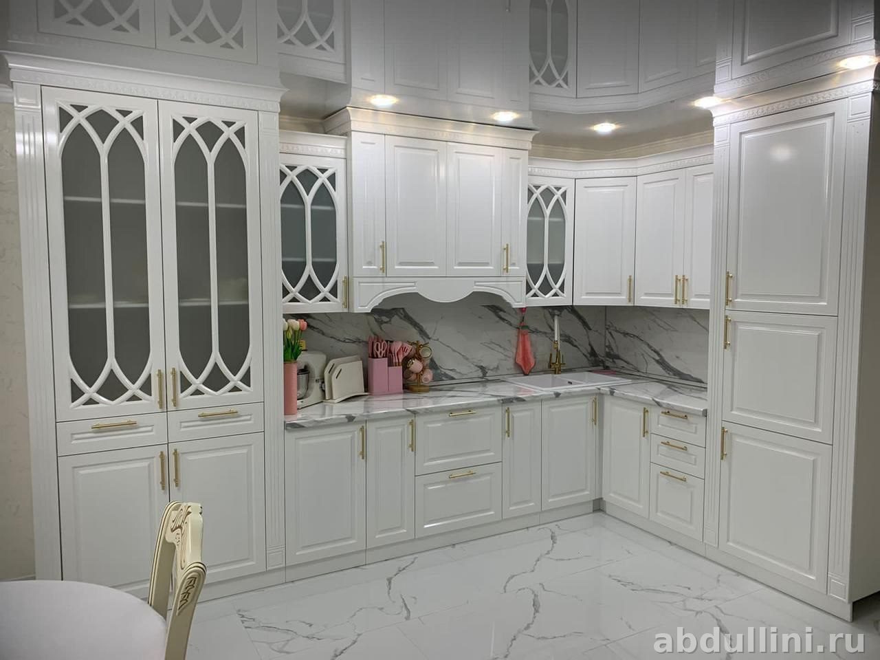 Кухонный гарнитур Медия белый глянец — купить в Дагестане — купить в Дагестане