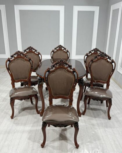 Купить обеденный стол Роза Мокко с стульями в Дагестане — купить в Дагестане