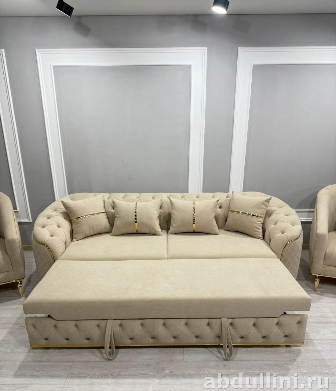 Комплект мягкой мебели Беллона: диван + 2 кресла, неоклассика — купить в Дагестане