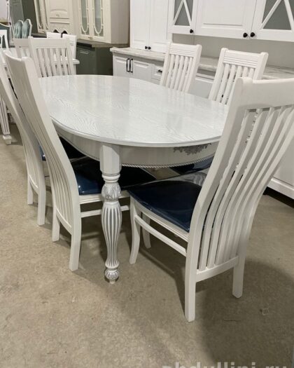 Купить раскладной обеденный стол с 6 стульями в Дагестане — купить в Дагестане