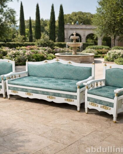 Тройка Тапчан — диван и два кресла в классическом стиле — купить в Дагестане