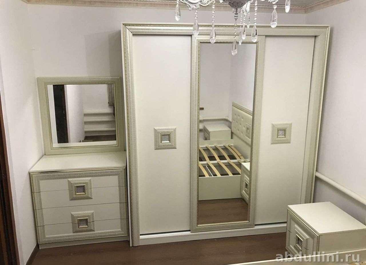 Спальня «Богемия» — купить в Дагестане мебель от производителя Цвет Слоновая кость — купить в Дагестане — фото 4