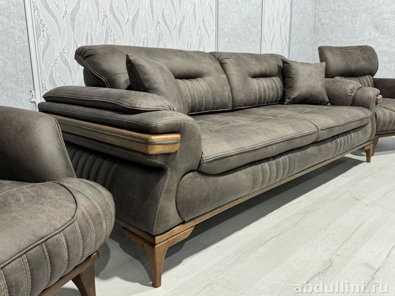 Диван 'Эстель' с креслом — модная мебель от производителя в Дагестане размеры и комплектация — купить в Дагестане