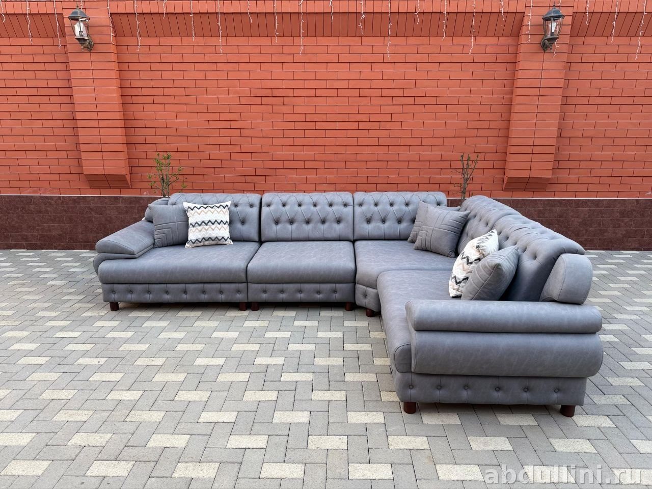 Угловой диван Новинка 2026 года — модульный, серый, в Дагестане — купить в Дагестане