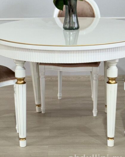 Круглый стол «Рифлёный» и стулья в Дагестане — купить в Дагестане