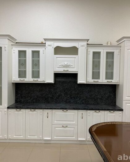 Кухонный гарнитур Азалия — классика в белом цвете другой размер — купить в Дагестане — фото 1